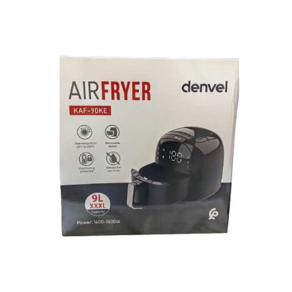 
	Air fryer-Friteuse à air Denvel KAF-90KE – 9L – 1800W
