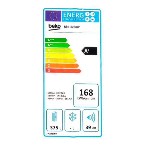 
	Réfrigérateur Beko RSNE450XP – 375 L