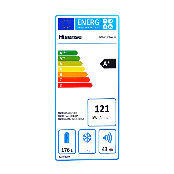 
	Réfrigérateur grand bar Hisense RS-23DR4SA – 176L