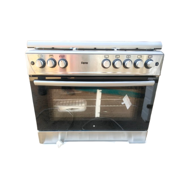 
	Cuisinière Ferre 90X60 F9P50G2 – 5 feux INOX avec grill