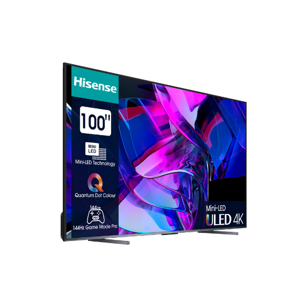 
	Téléviseur Hisense 100″ 100U7K Smart Tv 4K -Vidaa (ULED-QUANTUM)