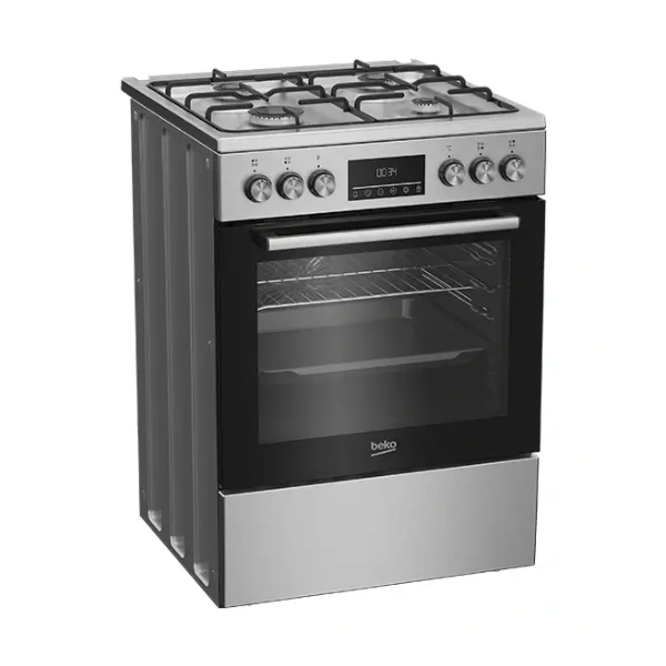 
	Cuisinière mixte Beko FBE62320XDL 60x60cm 4 feux ( 4 feux à Gaz & Four électrique )