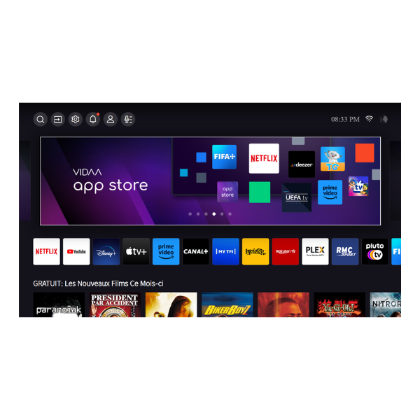 
	Téléviseur Hisense 58″ 58A6K Smart Tv 4K -Vidaa U