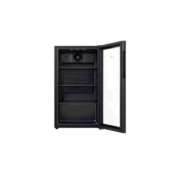 
	Réfrigérateur  bar-vitrine -hisense- RJ-12D4NX Vitré – 94L