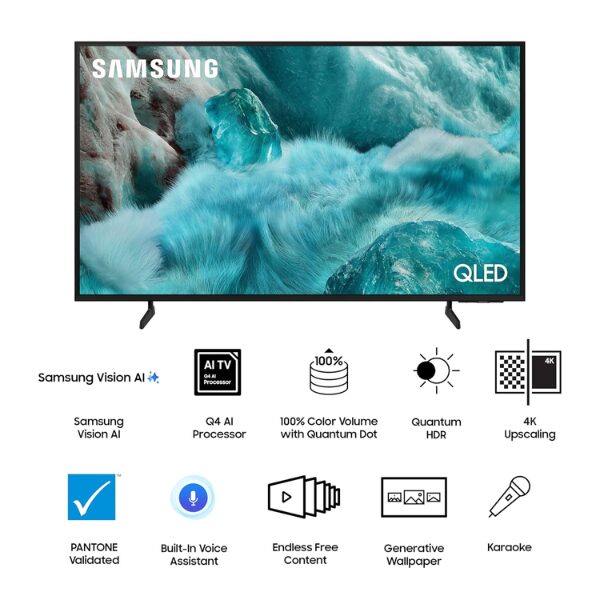 
	Téléviseur Samsung 75 pouces QA75Q7FAAUXLY Smart TV QLED 4K  Tizen OS