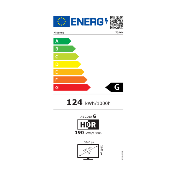 
	Téléviseur Hisense70″ 70A6K Smart Tv 4K -Vidaa U