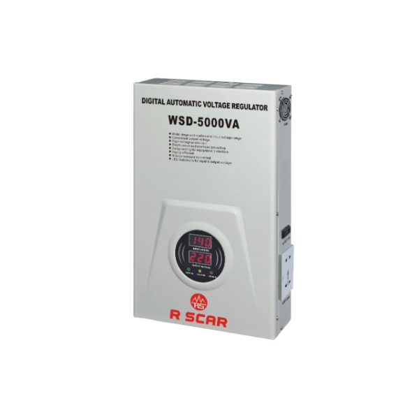 
	Régulateur mural automatique – R SCAR WSD-5000VA (5KVA)  Puissance et protection pour vos équipements