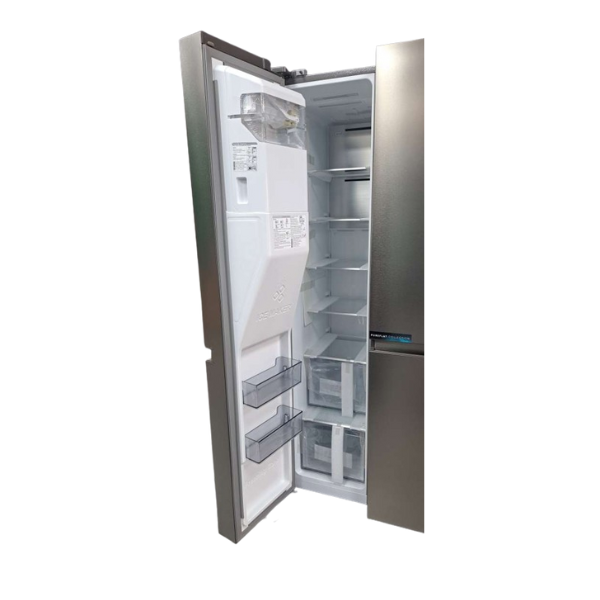
	Réfrigérateur Side by Side Hisense RS-82WS4SB – 601L (avec distributeur d’eau et de glace et wifi)