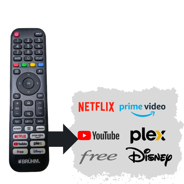 
	Téléviseur Bruhm 50″ BTF-50V Smart Tv -Vidaa U