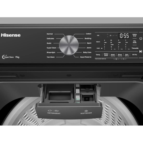 
	Machine à laver Hisense WT3T1723UB – 17kg