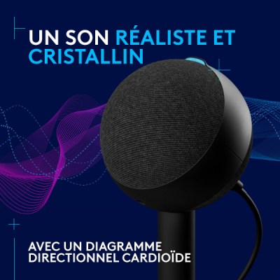 
	Microphone à condensateur Logitech G Yeti Orb USB