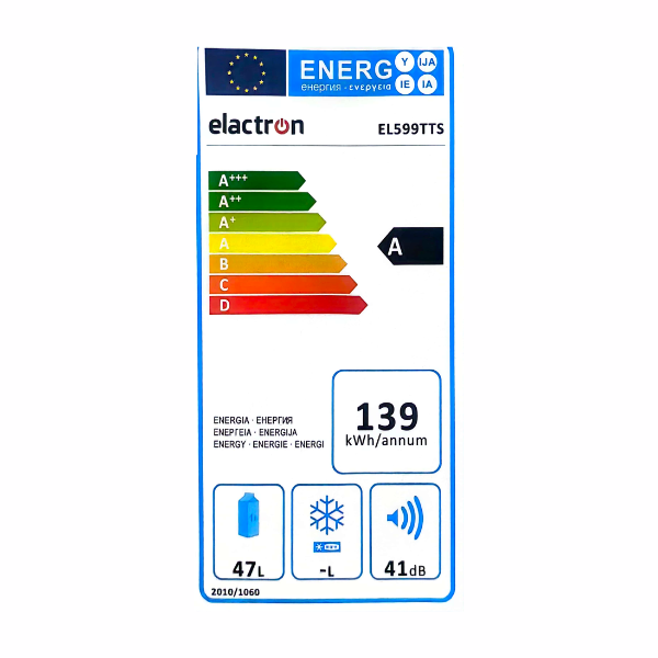 
	Réfrigérateur Bar ELACTRON  EL 599TTS 47L-A+