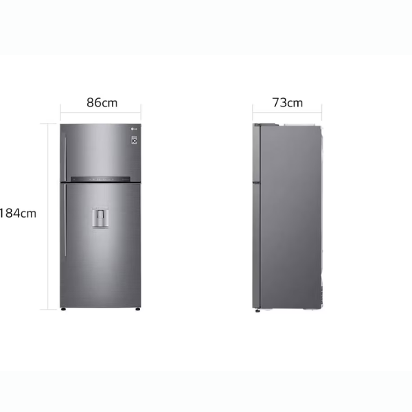 
	Réfrigérateur 2 portes LG GR-F882HLHU – 592 L