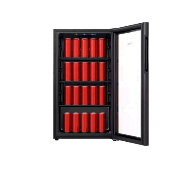 
	Réfrigérateur  bar-vitrine -hisense- RJ-12D4NX Vitré – 94L