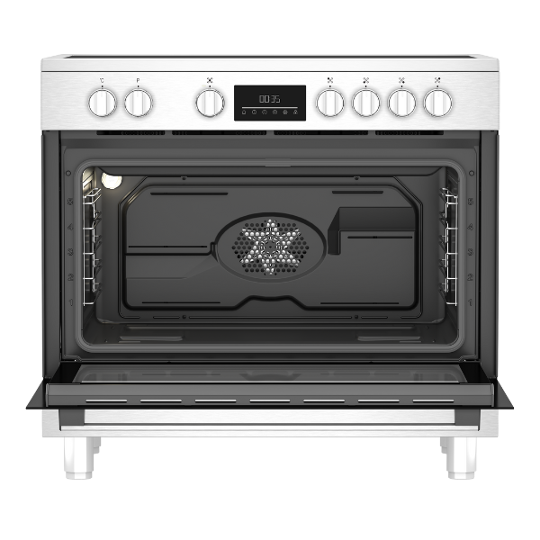 
	Cuisinière électrique Beko BGM30203EX -5 foyers (90×60) ( Vitrocéramique)